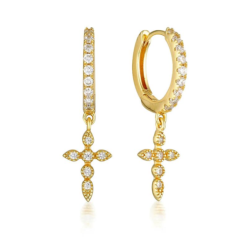 Hoop & Huggie Aide 925 Sterling Silver Rainbow Zircon Cross Small Earrings For Women Simple Crystal Earring Jewelry GiftsHoop
Hoop & Huggie Aide 925 Sterling Silver Rainbow Zircon Cross Small Earrings For Women Simple Crystal Earring Jewelry GiftsHoop