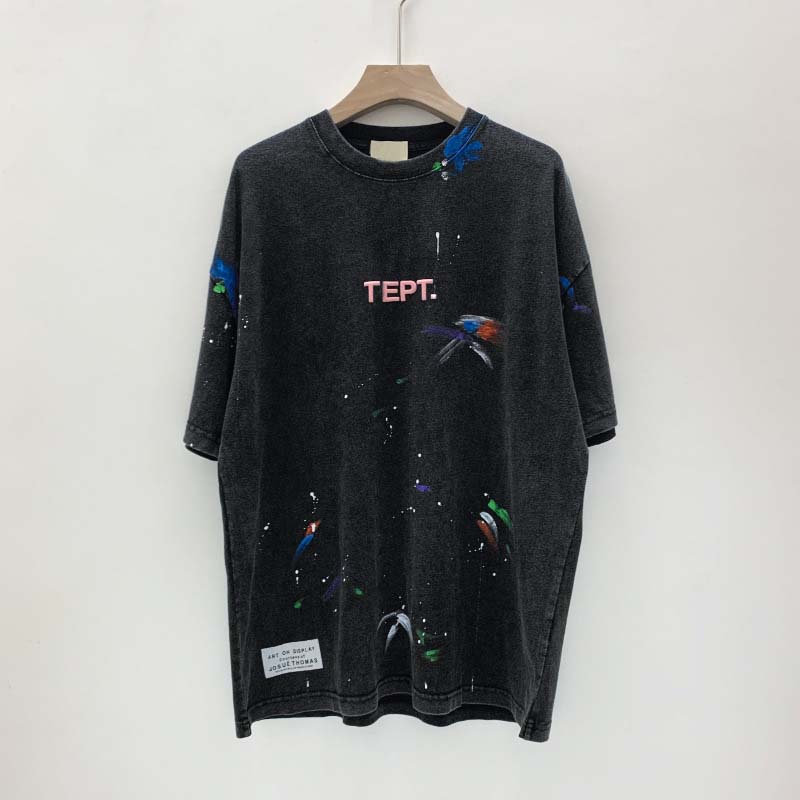 22ss Spring Men's T-Shirts Splash Ink Hand Painted Puff Print t shirt Men Women Fashion Washed Black Tee Street Casual cotton Tshirts
22ss Spring Men's T-Shirts Splash Ink Hand Painted Puff Print t shirt Men Women Fashion Washed Black Tee Street Casual cotton Tshirts