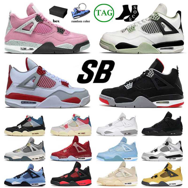 Jorden4s Jorden 4 4s IV Designer Jumpman Basketball Shoe Men Jorda J4 Sb Bred Red Blue Thunder Seafoam Military Black Cat Psgs Peach Cactus Jack Purple Sneaker With Box, 36-47 craft
Jorden4s Jorden 4 4s IV Designer Jumpman Basketball Shoe Men Jorda J4 Sb Bred Red Blue Thunder Seafoam Military Black Cat Psgs Peach Cactus Jack Purple Sneaker With Box, 36-47 craft
