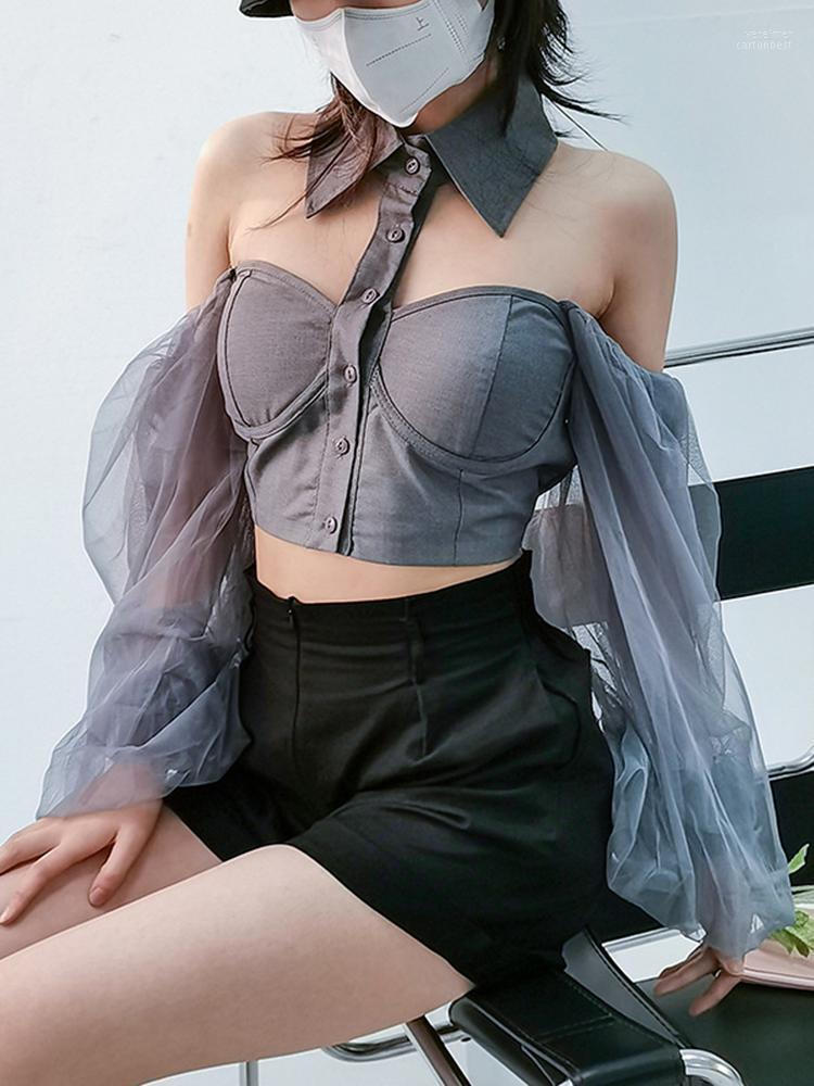 Women' Blouses & Shirts Gypsylady High Street Summer Shirt Hollow Out Backless Sexy Women Blouse Sheer Party Ladies Top Blusas Vere22, Gray
Women' Blouses & Shirts Gypsylady High Street Summer Shirt Hollow Out Backless Sexy Women Blouse Sheer Party Ladies Top Blusas Vere22, Gray