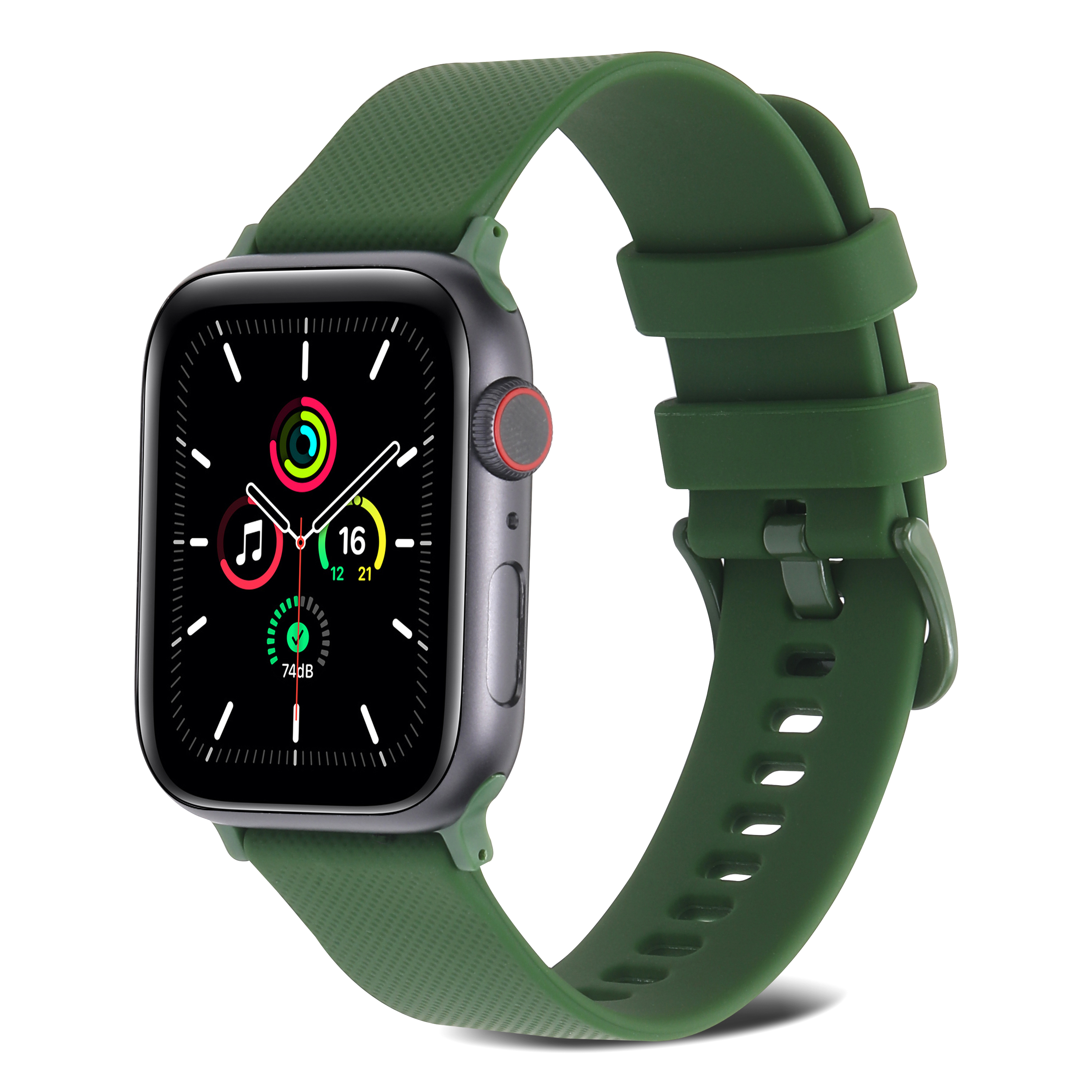 i Watch Bands Men For Apple Watch Ultra 49mm Silicone WatchBand iwatch Series 8 7 6 5 4 3 2 se 38MM 40MM 45MM Universal Colorful Smart Watches Strap smartwatch Green USA UK