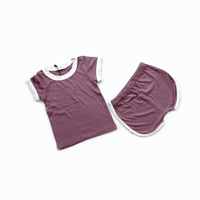 HITOMAGIC Kids Summer Clothes Boys Clothing Girls Toddler Outfits Shorts 2 Piece Set Little Girl Baby Pajamas 220425