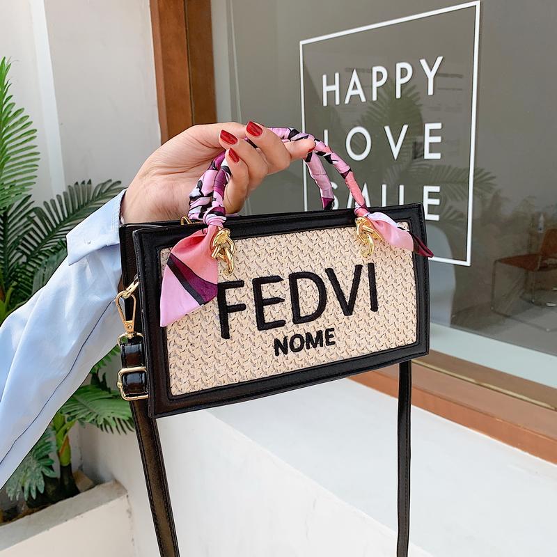 Shoulder Bags Summer Straw Woven Silk Scarf Accessories Square Lady's Portable Messenger Bag Sac Femme Luxury Designer Handbag BolsosShoulde, Beige
Shoulder Bags Summer Straw Woven Silk Scarf Accessories Square Lady's Portable Messenger Bag Sac Femme Luxury Designer Handbag BolsosShoulde, Beige