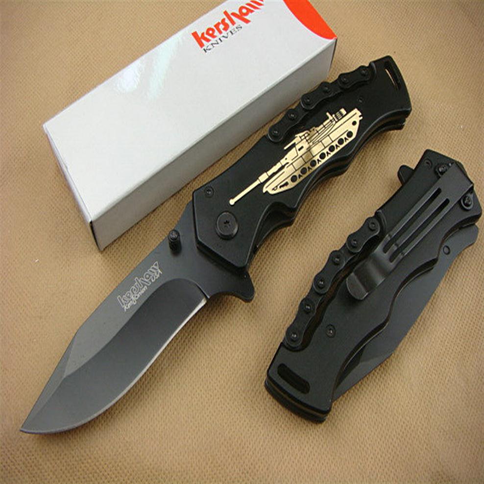 Kershaw Tank Tactical Folding Knife 440C 56HRC Titanium Blade Aluminum Handle Camping Survival Pocket Military Utility EDC Tool Co355F
Kershaw Tank Tactical Folding Knife 440C 56HRC Titanium Blade Aluminum Handle Camping Survival Pocket Military Utility EDC Tool Co355F