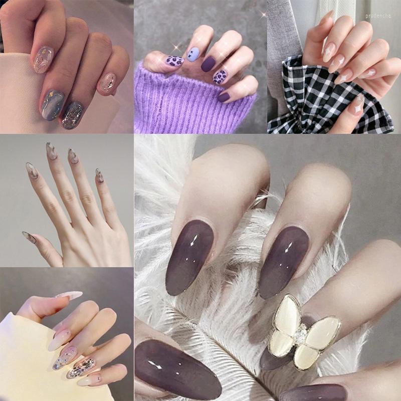False Nails Aurora 24pcs Star Full Cover Fake Rhinestone Butterfly Sexy Purple Detachable Manicure Nail Decoration Z020 Prud22, No.1
False Nails Aurora 24pcs Star Full Cover Fake Rhinestone Butterfly Sexy Purple Detachable Manicure Nail Decoration Z020 Prud22, No.1