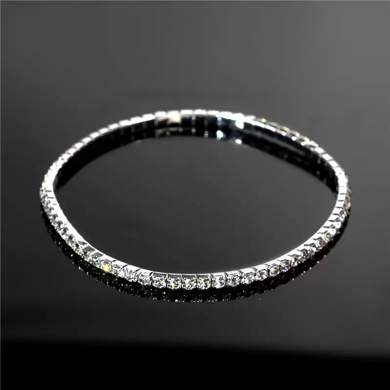 Fashion Adjustable Women Crystal Diamond Anklet Bracelet Gold Silver 1/2/3/4/5 Rows Rhinestone Foot Chain Summer Beach Jewelry Bride Gift Wholesale Pr