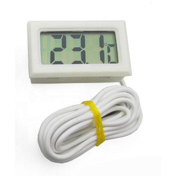 TPM-10 Electronic Digital Thermometer with Waterproof Probe Thermometer for Fishbowl Refrigerator Bathtub thermometer