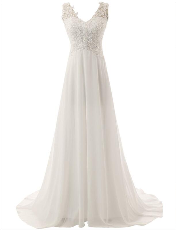 2022 New Bridal Wedding dress Lace Simple Backless Trailing Wed Dresses Vestido de novia, White
2022 New Bridal Wedding dress Lace Simple Backless Trailing Wed Dresses Vestido de novia, White