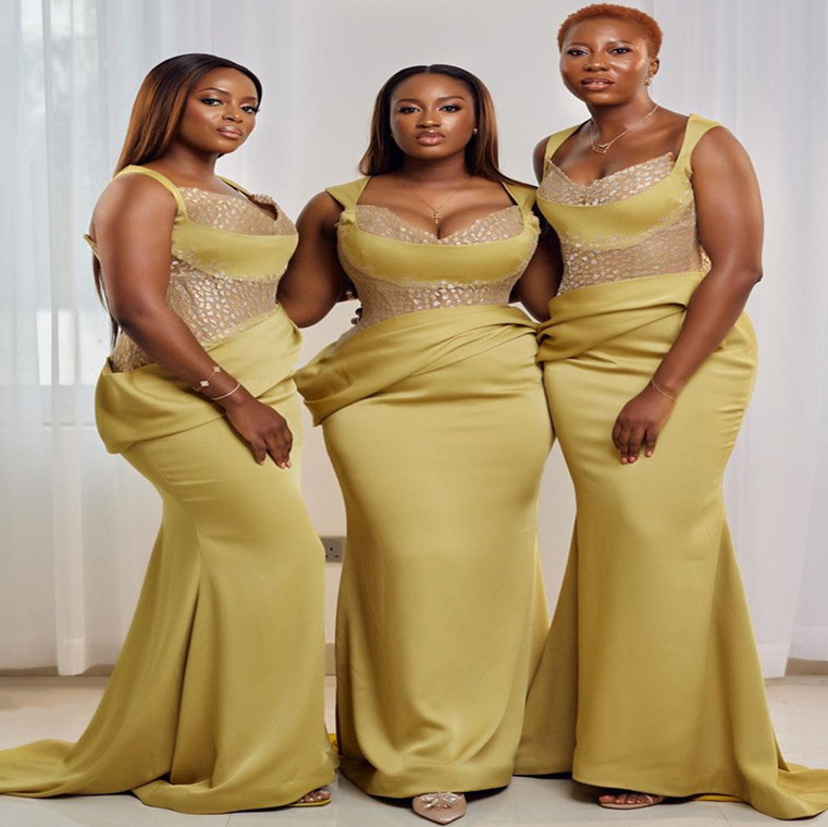2022 Plus Size Arabic Aso Ebi Gold Mermaid Sparkly Bridesmaid Dresses Sequined Lace Evening Prom Formal Party Gowns Dress ZJ111
2022 Plus Size Arabic Aso Ebi Gold Mermaid Sparkly Bridesmaid Dresses Sequined Lace Evening Prom Formal Party Gowns Dress ZJ111