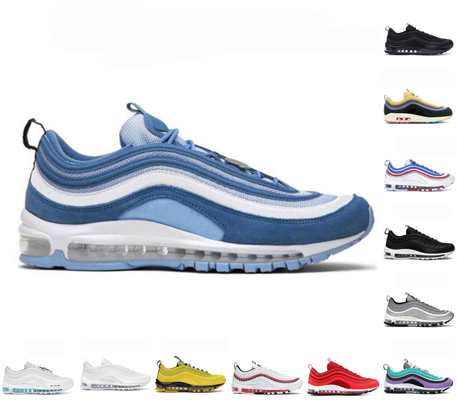 NEW 97 running shoes Triple White Black Sean Wotherspoon Bred University Red Jesus Shoe Silver Bullet Bright Citron air 97s men women trainer sports sneakers 36-45, Please contact us
NEW 97 running shoes Triple White Black Sean Wotherspoon Bred University Red Jesus Shoe Silver Bullet Bright Citron air 97s men women trainer sports sneakers 36-45, Please contact us