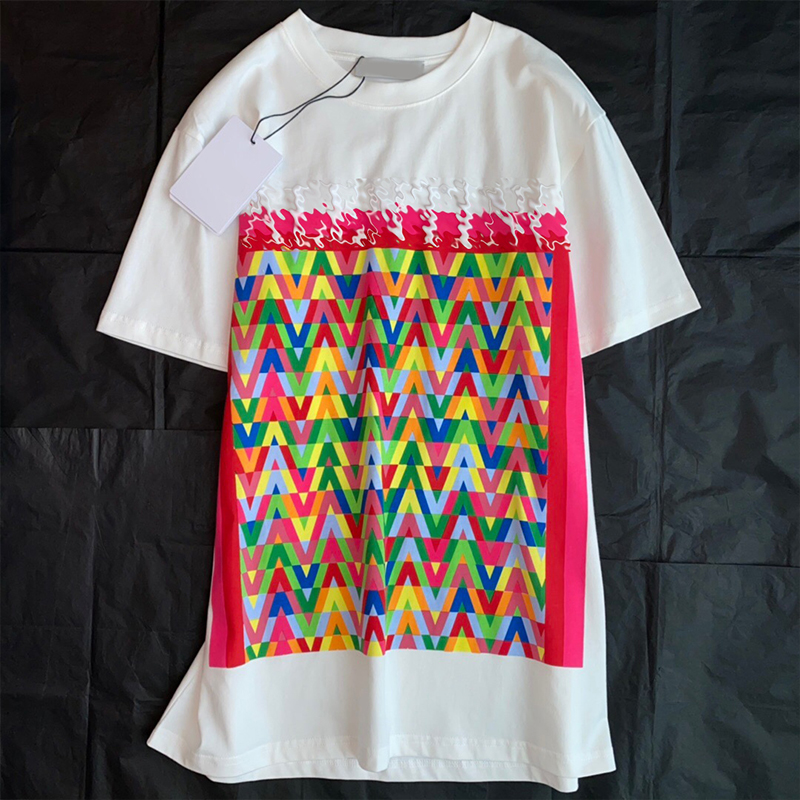 New 2022 Fashion Summer Women O-neck T Shirts Designer Luxury Casual Print Letter Lady Cotton Tops Tee, White
New 2022 Fashion Summer Women O-neck T Shirts Designer Luxury Casual Print Letter Lady Cotton Tops Tee, White