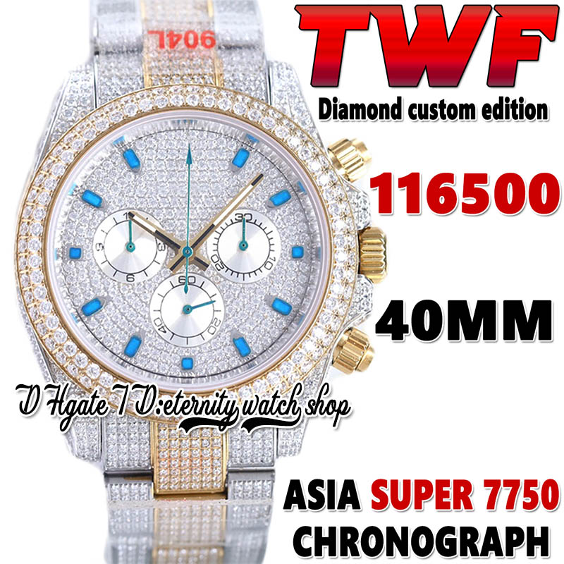 2022 TWF V3 bf116508 ETA 7750 SA7750 Chronograph Automatic Mens Watch jh116595 Diamond inlay Dial 904L Steel Iced Out Diamonds Two Tone Bracelet eternity Watches, Watch waterproof cost
2022 TWF V3 bf116508 ETA 7750 SA7750 Chronograph Automatic Mens Watch jh116595 Diamond inlay Dial 904L Steel Iced Out Diamonds Two Tone Bracelet eternity Watches, Watch waterproof cost