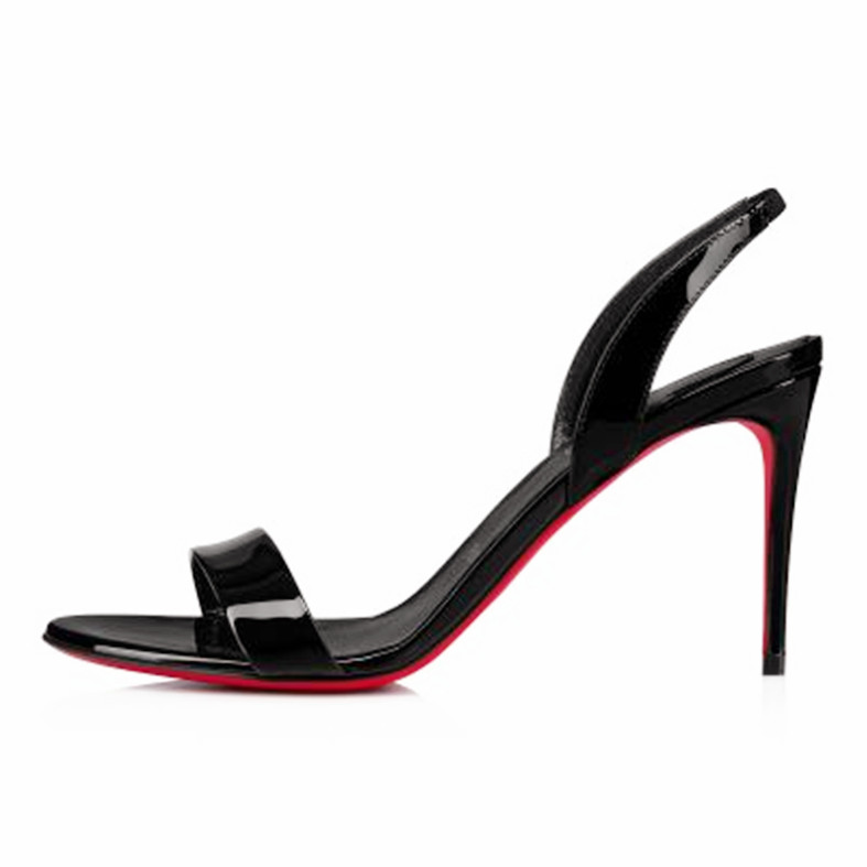 Sandals The red soles shoe upper consists of a simple slingback strap and Loubi Girl fronton a wearable 85mm stiletto heel
Sandals The red soles shoe upper consists of a simple slingback strap and Loubi Girl fronton a wearable 85mm stiletto heel