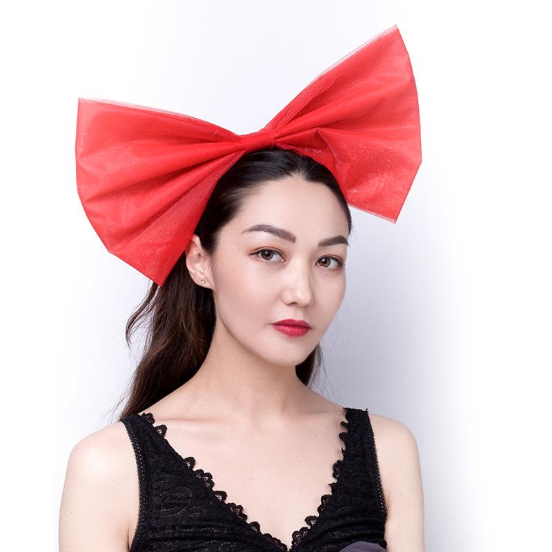 Headpieces Multi-layer Net Yarn Bow Tie Headband Exaggerated Stage Play Dress Up Headdress Hair Accessories Pendulum Po Props
Headpieces Multi-layer Net Yarn Bow Tie Headband Exaggerated Stage Play Dress Up Headdress Hair Accessories Pendulum Po Props