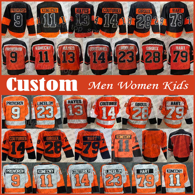 

Jerseys Carter Hart Travis Konecny Philadelphia Hockey Jersey Custom Men Women Kids Flyers Ivan Provorov Sean Couturier Kevin Hayes Morgan Frost Owen Tippett Cam At, Shown