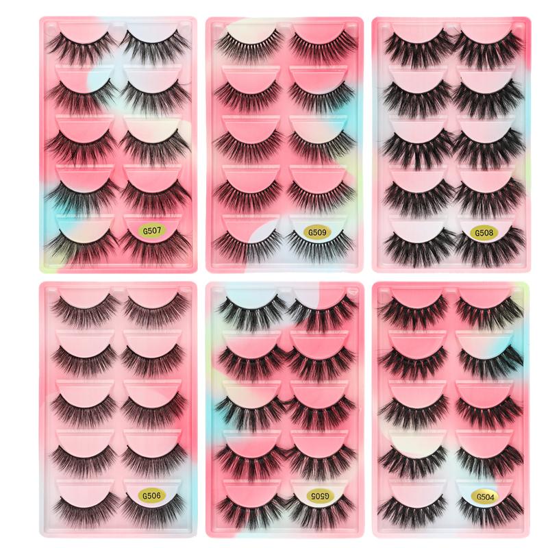 False Eyelashes Russian Strip Lashes 3/5/10 Pairs 3D Faux Mink Natural Dramatic Volume Eyelash Extension MakeupFalse
False Eyelashes Russian Strip Lashes 3/5/10 Pairs 3D Faux Mink Natural Dramatic Volume Eyelash Extension MakeupFalse