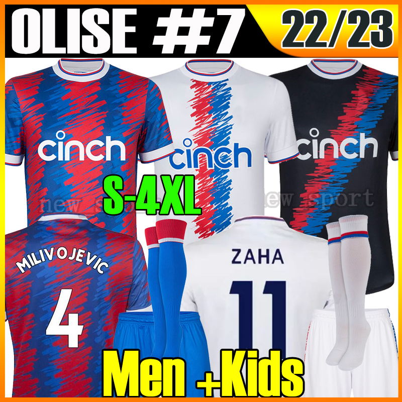 XXXL 4XL 22 23 OLISE EZE soccer jersey MILIVOJEVIC ZAHA Mens BENTEKE SCHLUPP MATETA J.AYEW GALLAGHER Home Away Short Sleeve Football Shirt 2022 2023 The crystal shirt, 22 23 home
XXXL 4XL 22 23 OLISE EZE soccer jersey MILIVOJEVIC ZAHA Mens BENTEKE SCHLUPP MATETA J.AYEW GALLAGHER Home Away Short Sleeve Football Shirt 2022 2023 The crystal shirt, 22 23 home