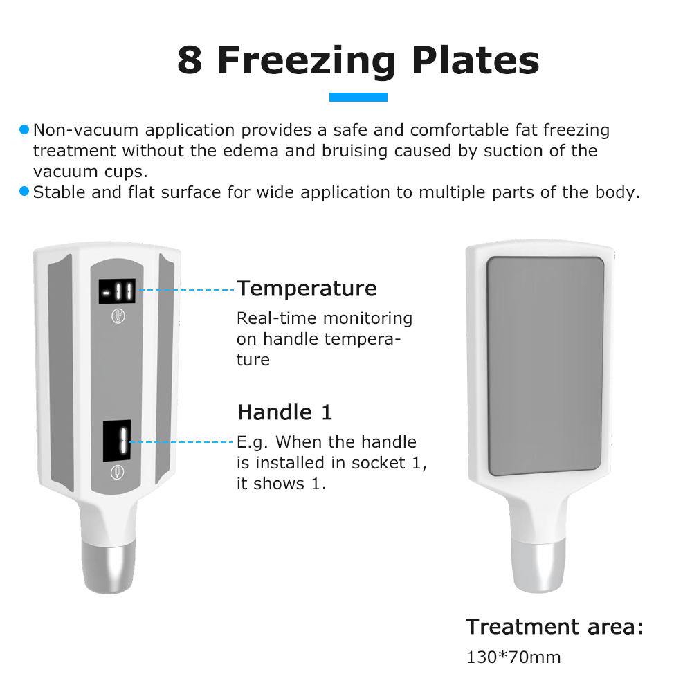 Cryo Therapy Machine 8 Handles Cryo Slimming Machine Fat Freezing Machine