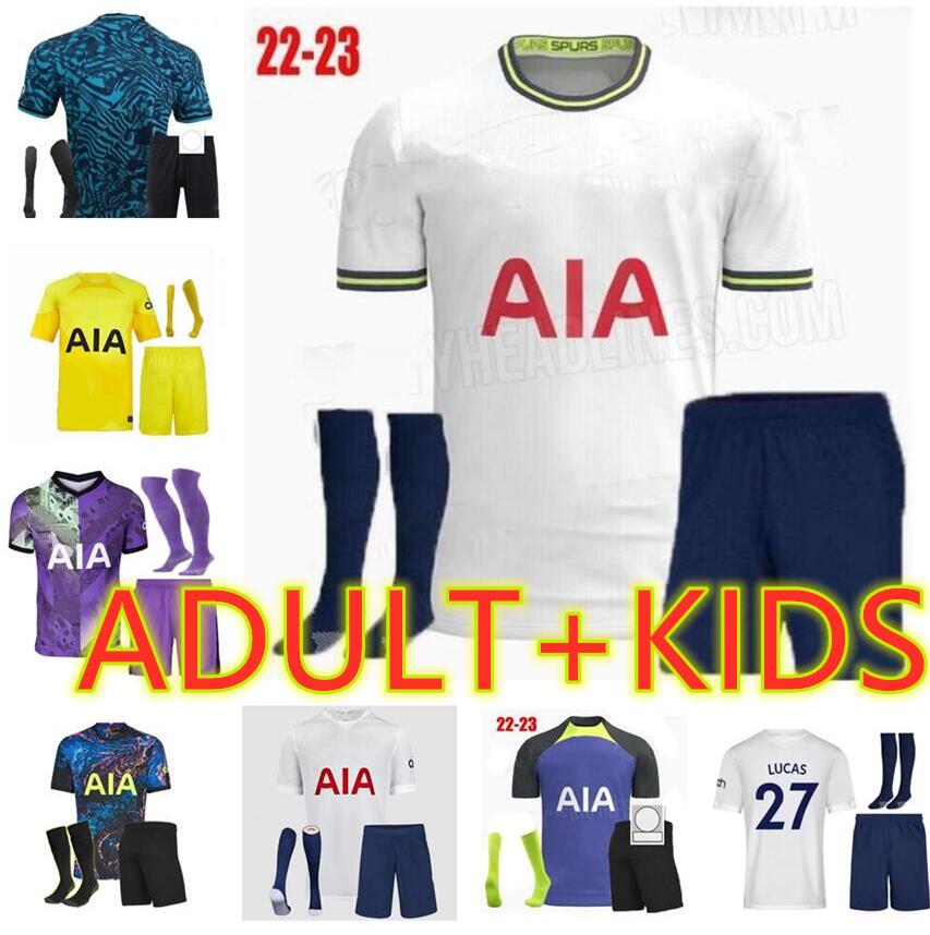 SPURS 22 23 KANE SON KULUSEVSKI Soccer Jerseys HOJBJERG colorful Away 2022 2023 LUCAS DELE Third 3rd Tottenham Football kit shirt BRYAN kids full set adult kit socks, 2223
SPURS 22 23 KANE SON KULUSEVSKI Soccer Jerseys HOJBJERG colorful Away 2022 2023 LUCAS DELE Third 3rd Tottenham Football kit shirt BRYAN kids full set adult kit socks, 2223