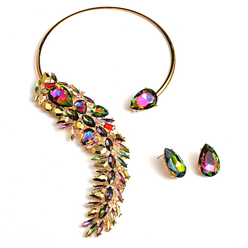 Chokers Vintage Baroque Statement Necklace Boho Colorful Rhinestone Pendant Choker Collar Necklaces Set For Women Punk Jewelry
Chokers Vintage Baroque Statement Necklace Boho Colorful Rhinestone Pendant Choker Collar Necklaces Set For Women Punk Jewelry