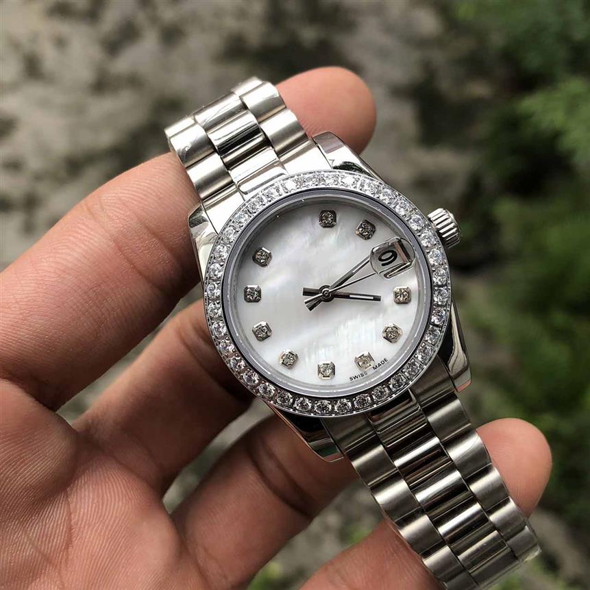 Women Watch White Shell Dial President Women Stainless Watches Sapphire Glass Lowest Lady Ladies Automatic Mechanical Wristw190V, Box 1
Women Watch White Shell Dial President Women Stainless Watches Sapphire Glass Lowest Lady Ladies Automatic Mechanical Wristw190V, Box 1