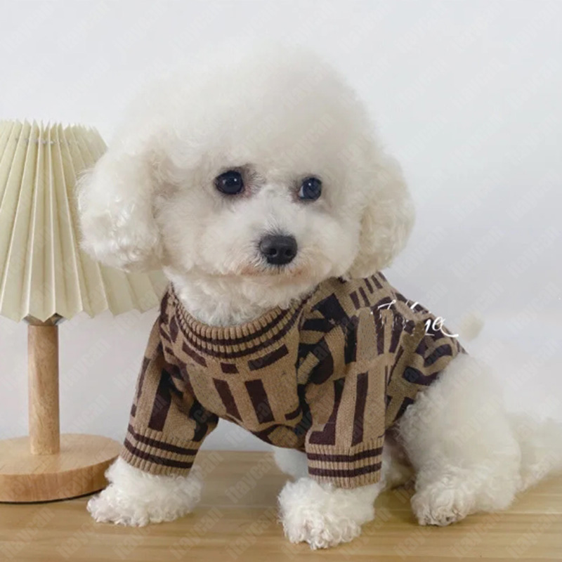 Summer Pet Clothes Fashion Dog Apparel Letter Embroidery Puppy Designer Sweater Luxury Classic Designers Dog Clothes Brown 2203311WU
Summer Pet Clothes Fashion Dog Apparel Letter Embroidery Puppy Designer Sweater Luxury Classic Designers Dog Clothes Brown 2203311WU