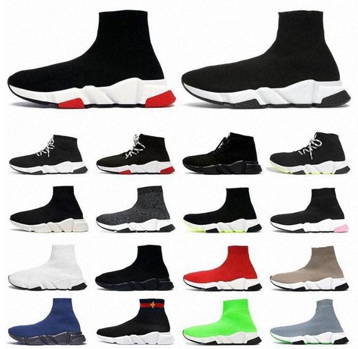 With logo Speed trainer Mens sock Casual shoes Platform womens Sneakers Triple Black White Classic Lace jogging walking outdoor fly speeds boot 2.0, 15
With logo Speed trainer Mens sock Casual shoes Platform womens Sneakers Triple Black White Classic Lace jogging walking outdoor fly speeds boot 2.0, 15