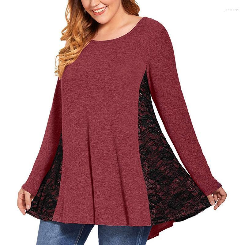 Women's Plus Size T-Shirt 5XL 6XL Flowy Tops Women Long Sleeve Lace Patchwork Elegant Blouse Shirt Female Loose Oversized Peplum Jona22, Blue
Women's Plus Size T-Shirt 5XL 6XL Flowy Tops Women Long Sleeve Lace Patchwork Elegant Blouse Shirt Female Loose Oversized Peplum Jona22, Blue