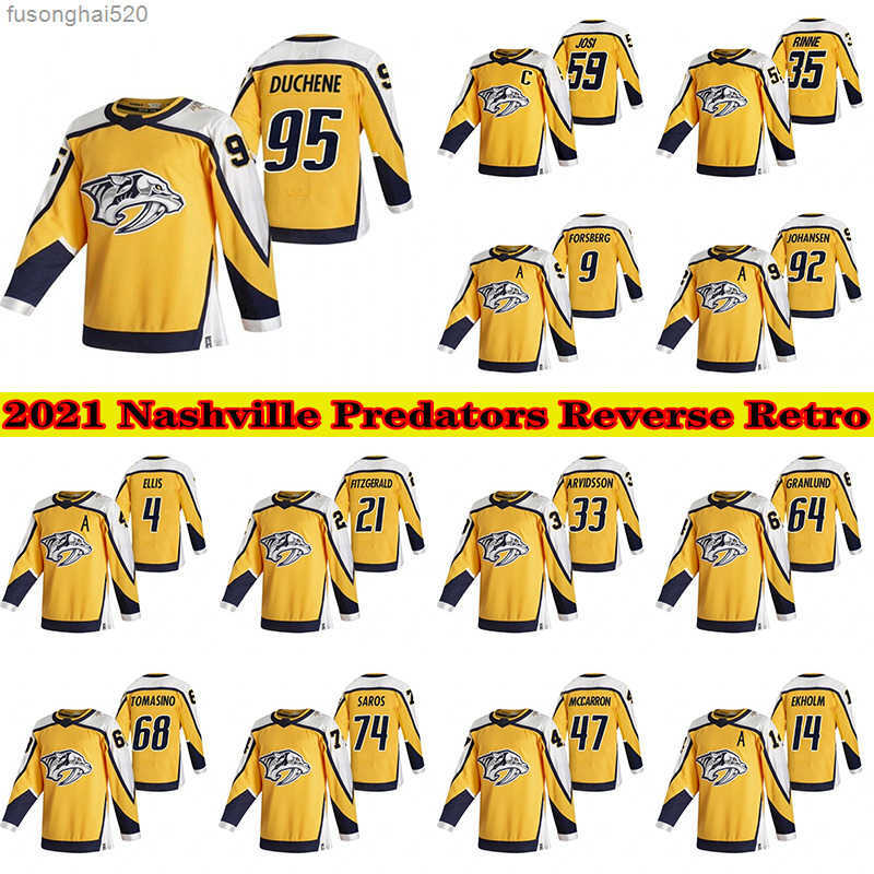 59 Roman Josi Nashville Predators 2021 Reverse Retro Jersey 95 Matt Duchene 92 Ryan Johansen 9 Filip Forsberg 35 Pekka Rinne Hockey Jerseys nhl's Jerseys, Reverse retro yellow 68
59 Roman Josi Nashville Predators 2021 Reverse Retro Jersey 95 Matt Duchene 92 Ryan Johansen 9 Filip Forsberg 35 Pekka Rinne Hockey Jerseys nhl's Jerseys, Reverse retro yellow 68
