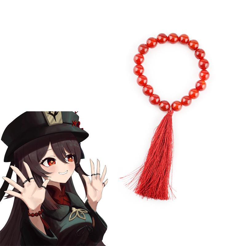 Link, Chain Account Genshin Impact Bracelets Cute Hu Tao Cosplay Bangles For Women Men Red Beads Bangle Halloween Decor Props Jewelry Gifts
Link, Chain Account Genshin Impact Bracelets Cute Hu Tao Cosplay Bangles For Women Men Red Beads Bangle Halloween Decor Props Jewelry Gifts