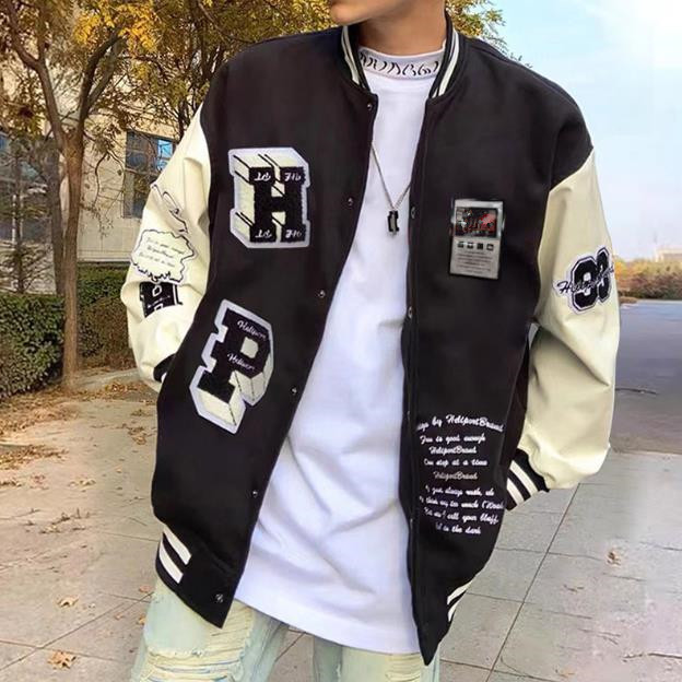New Dress Men's Classic Casual Jacket Mens Baseball Autumn loose Top Outerwear Women's sports Jackets Couple Coatover Coat Youth Windbreaker Outwear Clothing A008, Green
New Dress Men's Classic Casual Jacket Mens Baseball Autumn loose Top Outerwear Women's sports Jackets Couple Coatover Coat Youth Windbreaker Outwear Clothing A008, Green