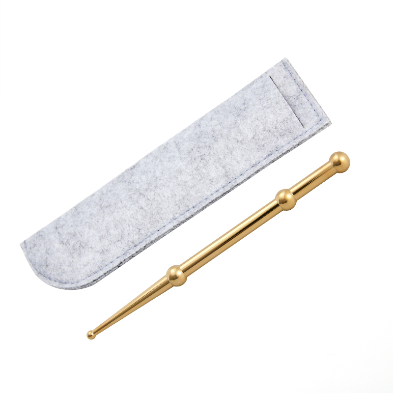Pure copper Face Eye Trigger point massage Pen Reflexology Massage Tool SPA Therapy Stimulator Acupoint Massager dredge meridian 220620