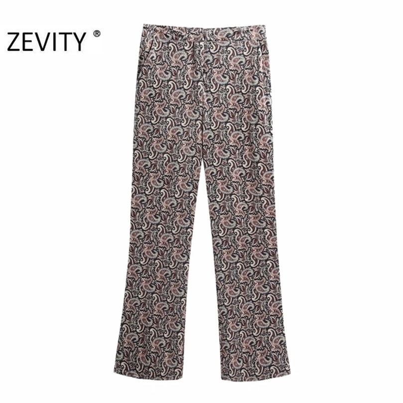 Zevity Women Vintage Totem Flower Print Slim Velvet Pants Femme Zipper Fly Trousers Lady Retro Casual Pocket Chic Pants P955 201228, As pic p955bb
Zevity Women Vintage Totem Flower Print Slim Velvet Pants Femme Zipper Fly Trousers Lady Retro Casual Pocket Chic Pants P955 201228, As pic p955bb