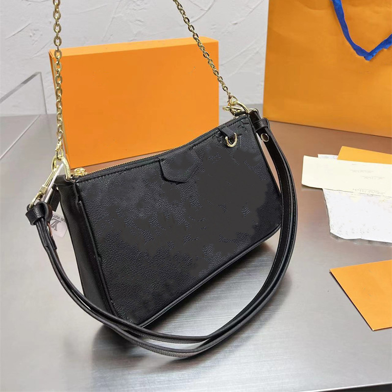 Designer Fashion Shoulder Bag Real Leather 19cm EASY POUCH ON STRAP Handbag EasyPouchOn Strap Two Straps New Versions with Gift Box M81066, White with gold lable
Designer Fashion Shoulder Bag Real Leather 19cm EASY POUCH ON STRAP Handbag EasyPouchOn Strap Two Straps New Versions with Gift Box M81066, White with gold lable