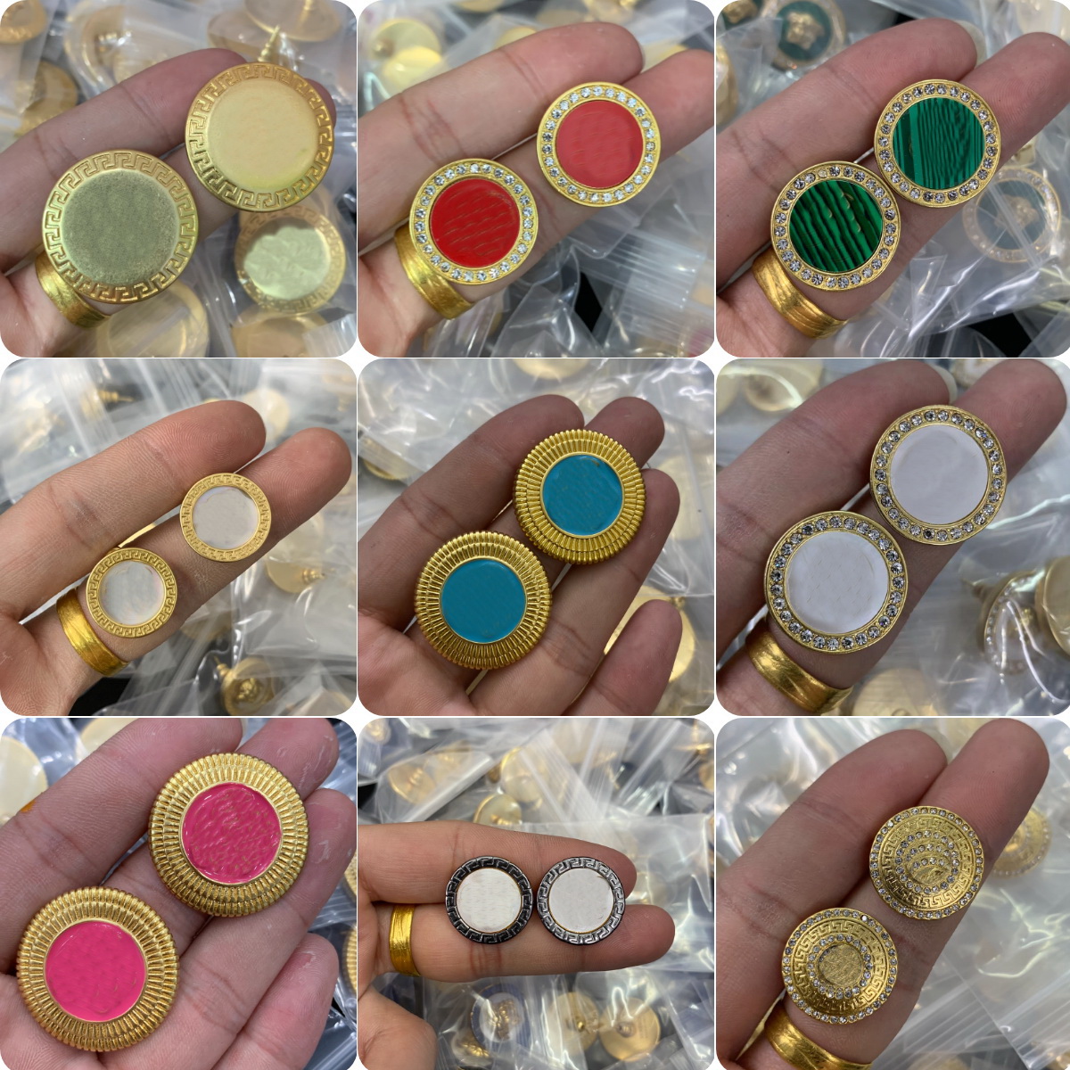 Fashion Simple Designed Resin Earrings Stud Gold Color Lock pendant Ear Studs Ladies Banshee Medusa Head Portrait 18K Gold Plated Women's Earring Designer Jewelry N1
Fashion Simple Designed Resin Earrings Stud Gold Color Lock pendant Ear Studs Ladies Banshee Medusa Head Portrait 18K Gold Plated Women's Earring Designer Jewelry N1
