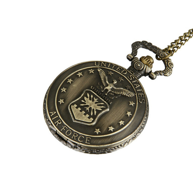 10pcs WATCHES Large bronze five pointed star Eagle Shield European and American retro nostalgic pocket watch 8157, Black
10pcs WATCHES Large bronze five pointed star Eagle Shield European and American retro nostalgic pocket watch 8157, Black