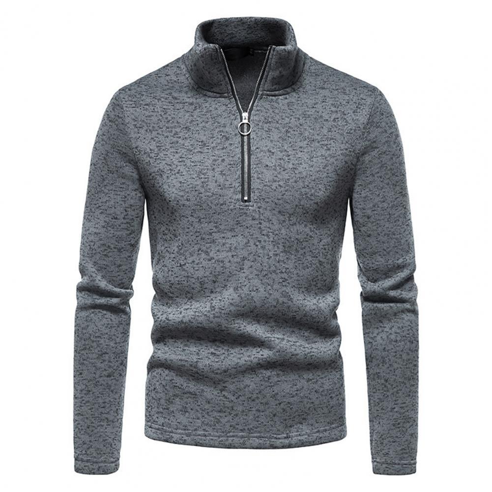 Loose Casual Men Pullovers Top Zipper Stand Collar Solid Color Oversized Sweaters Spring Autumn Top Knitwear, Dark gray
Loose Casual Men Pullovers Top Zipper Stand Collar Solid Color Oversized Sweaters Spring Autumn Top Knitwear, Dark gray