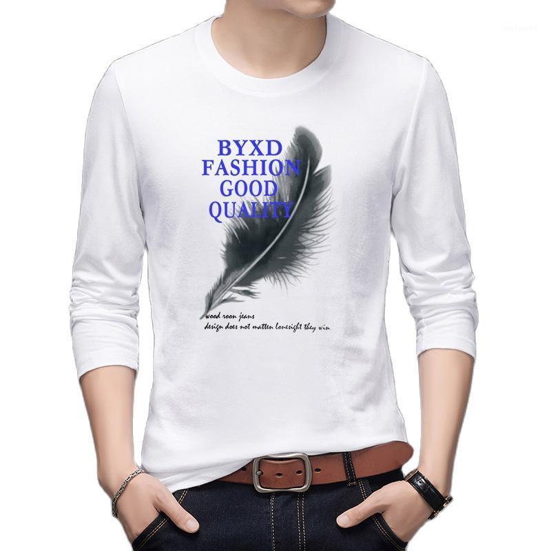 Men' T-Shirts Cotton Men T-Shirt Feather Printed O-neck Long Sleeve Spring Casual Brand Clothing Tops Tees Plus SizeMen, Black
Men' T-Shirts Cotton Men T-Shirt Feather Printed O-neck Long Sleeve Spring Casual Brand Clothing Tops Tees Plus SizeMen, Black