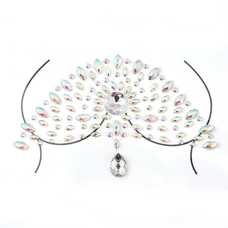 Sexy Chest Crystal Resin Drill Tattoo Sticker Bar Music Festival Rhinestone Tattoo Stickers Carnival Party Chest Decoration
Sexy Chest Crystal Resin Drill Tattoo Sticker Bar Music Festival Rhinestone Tattoo Stickers Carnival Party Chest Decoration