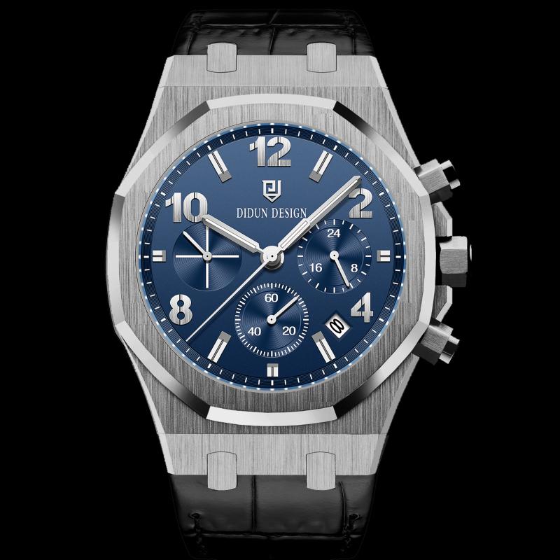 Wristwatches DIDUN Men Watches Chronograph Sports Clock Quartz Watch Male Business Wristwatch 30M Waterproof, Ve-sbl-s hp
Wristwatches DIDUN Men Watches Chronograph Sports Clock Quartz Watch Male Business Wristwatch 30M Waterproof, Ve-sbl-s hp