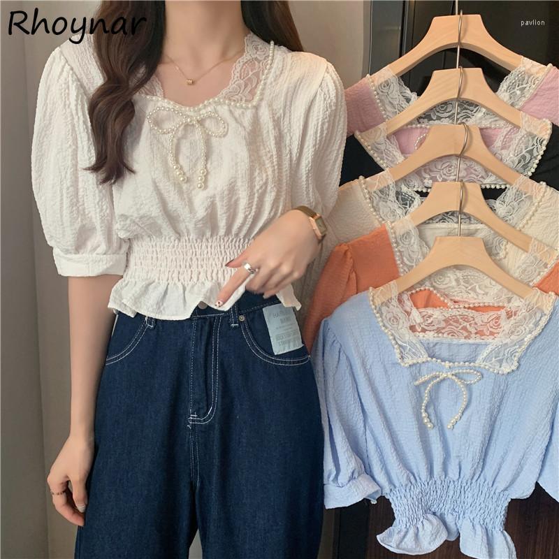 Women's Blouses & Shirts Blouse Women Cropped Female Clothes Puff Sleeve Lace Summer Est Trendy Minimalist Slim Sexy Mujer Casual Elegant Vi, Pink
Women's Blouses & Shirts Blouse Women Cropped Female Clothes Puff Sleeve Lace Summer Est Trendy Minimalist Slim Sexy Mujer Casual Elegant Vi, Pink