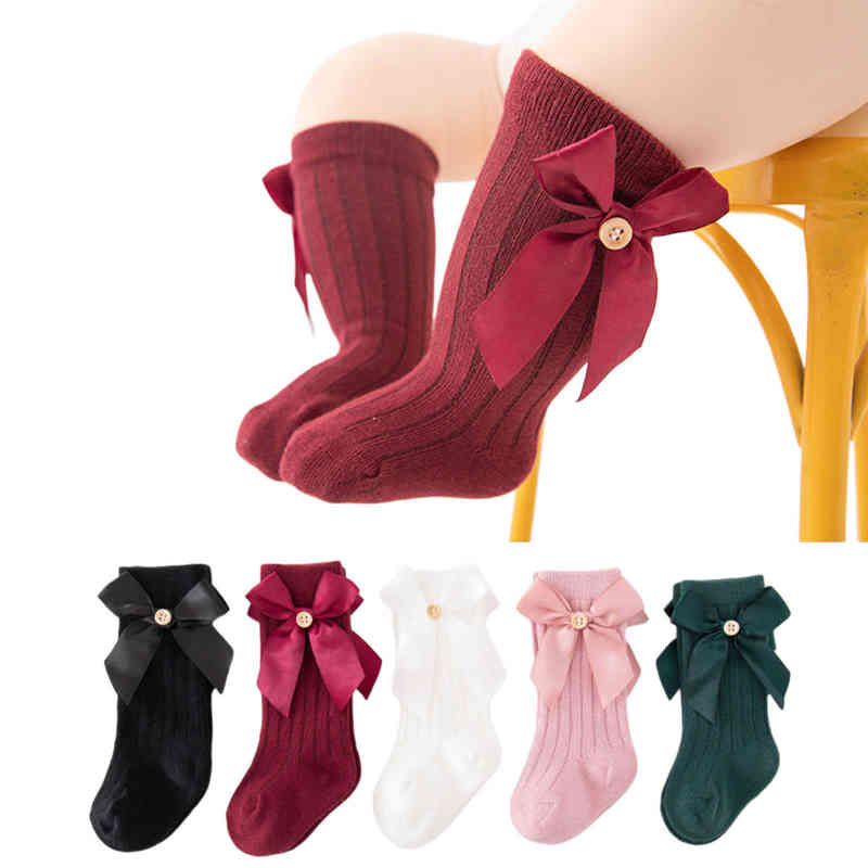 Cute Toddler Baby Girls Ribbed Socks 1 Pair Cotton Infant Kids Elastic Cuff Solid Bow Decor Middle Length Stockings Sock L220716, White
Cute Toddler Baby Girls Ribbed Socks 1 Pair Cotton Infant Kids Elastic Cuff Solid Bow Decor Middle Length Stockings Sock L220716, White