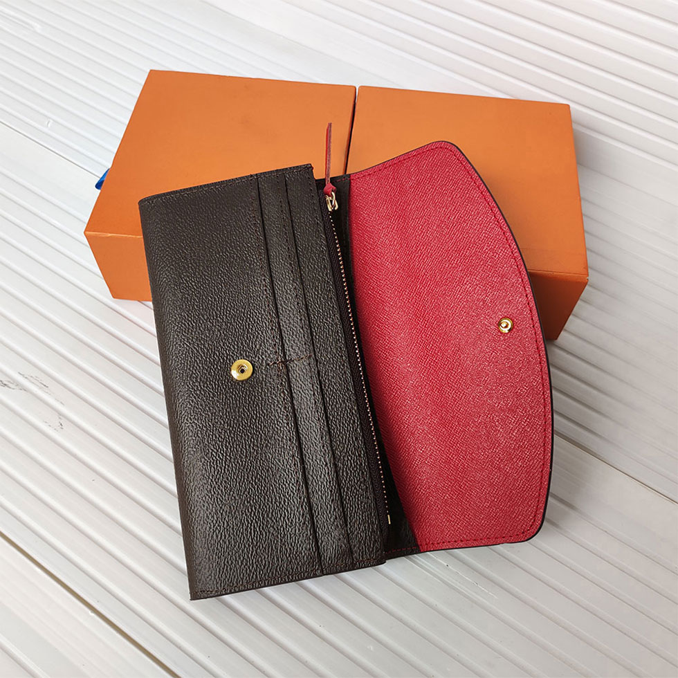 Top Quality Wallet Classic Flap Button Women Long Wallets Fashion Exotic Leather Zipper Coin Purse Woman Card Holder Clutch Bag M60136 old flower Purses Designer, Brown plaid - pink inside
Top Quality Wallet Classic Flap Button Women Long Wallets Fashion Exotic Leather Zipper Coin Purse Woman Card Holder Clutch Bag M60136 old flower Purses Designer, Brown plaid - pink inside