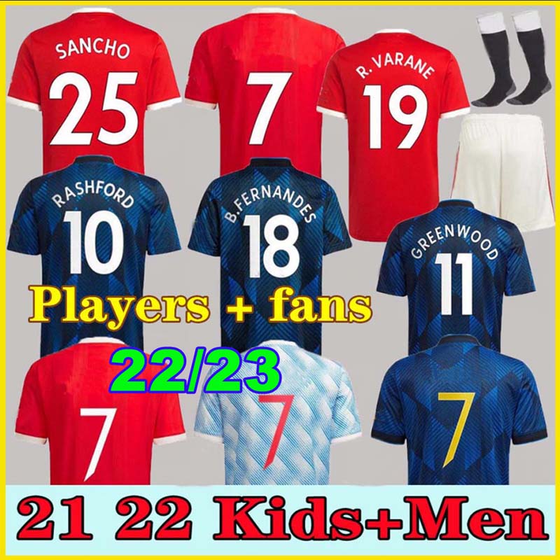 fans player SANCHO 21 22 23 soccer jerseys RASHFORD MAN 2022 2023 football shirt UTD POGBA CAVANI B. FERNANDES men kids kit VARANE FRED Cristiano Shaw GREENWOOD Lingard, 21 22 3rd kids
fans player SANCHO 21 22 23 soccer jerseys RASHFORD MAN 2022 2023 football shirt UTD POGBA CAVANI B. FERNANDES men kids kit VARANE FRED Cristiano Shaw GREENWOOD Lingard, 21 22 3rd kids