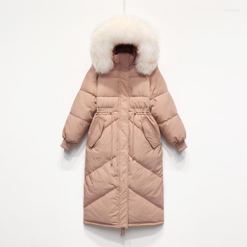 Women's Down & Parkas Winter White Duck Jacket Women Brand Clothes 2022 Korean X-Long Coat Large Fur Hooded Overcoat Hiver LW16381 Luci22, Apricot
Women's Down & Parkas Winter White Duck Jacket Women Brand Clothes 2022 Korean X-Long Coat Large Fur Hooded Overcoat Hiver LW16381 Luci22, Apricot