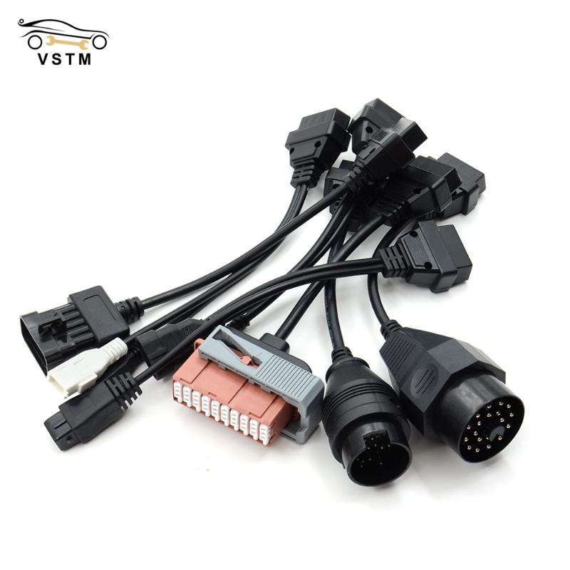 Diagnostic Tools 2022 Est Full Set 8 Truck Cables OBD2 Tool OBD OBDII 2 Connect Cable For Trucks
Diagnostic Tools 2022 Est Full Set 8 Truck Cables OBD2 Tool OBD OBDII 2 Connect Cable For Trucks
