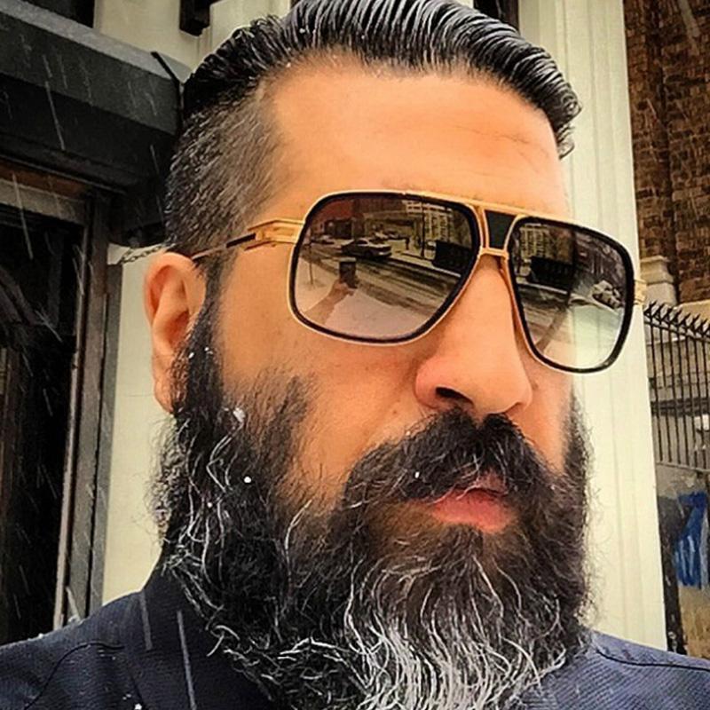 Sunglasses Men Driving Sun Glasses For HD Pilot Outdoor Square Original Grandmaster Shades Oculos, White;black
Sunglasses Men Driving Sun Glasses For HD Pilot Outdoor Square Original Grandmaster Shades Oculos, White;black