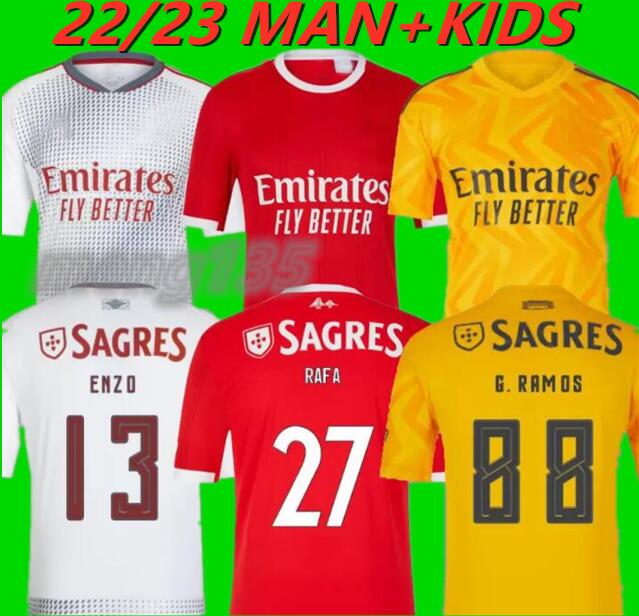 21 22 23 Fans Player version Benfica soccer jersey SEFEROVIC WALDSCHMIDT EVERTON PIZZI RAFA DARWIN G.RAMOS 2021 2022 Home Away Men kids kit Football shirts PIZZI
21 22 23 Fans Player version Benfica soccer jersey SEFEROVIC WALDSCHMIDT EVERTON PIZZI RAFA DARWIN G.RAMOS 2021 2022 Home Away Men kids kit Football shirts PIZZI