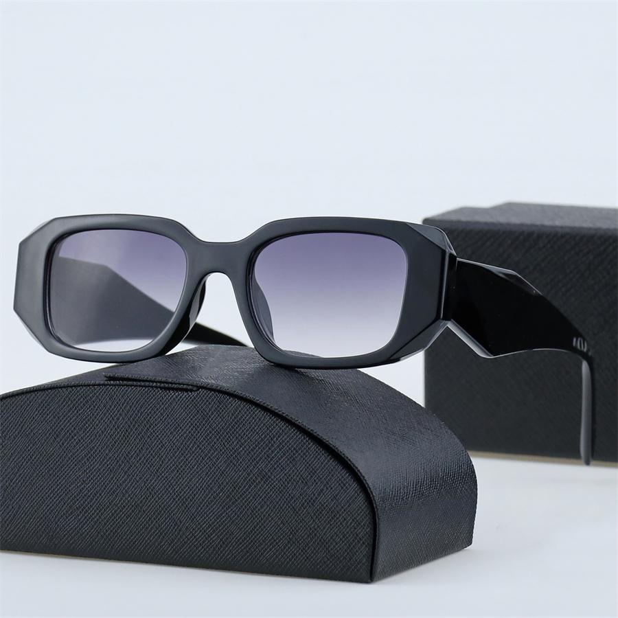 Designer Oversized Sunglasses For Woman Man Brand Goggle Beach Sun Glasses Retro Small Frame UV400 Unisex Sunglass Black Eyewear Optional Eyeglasses With Box