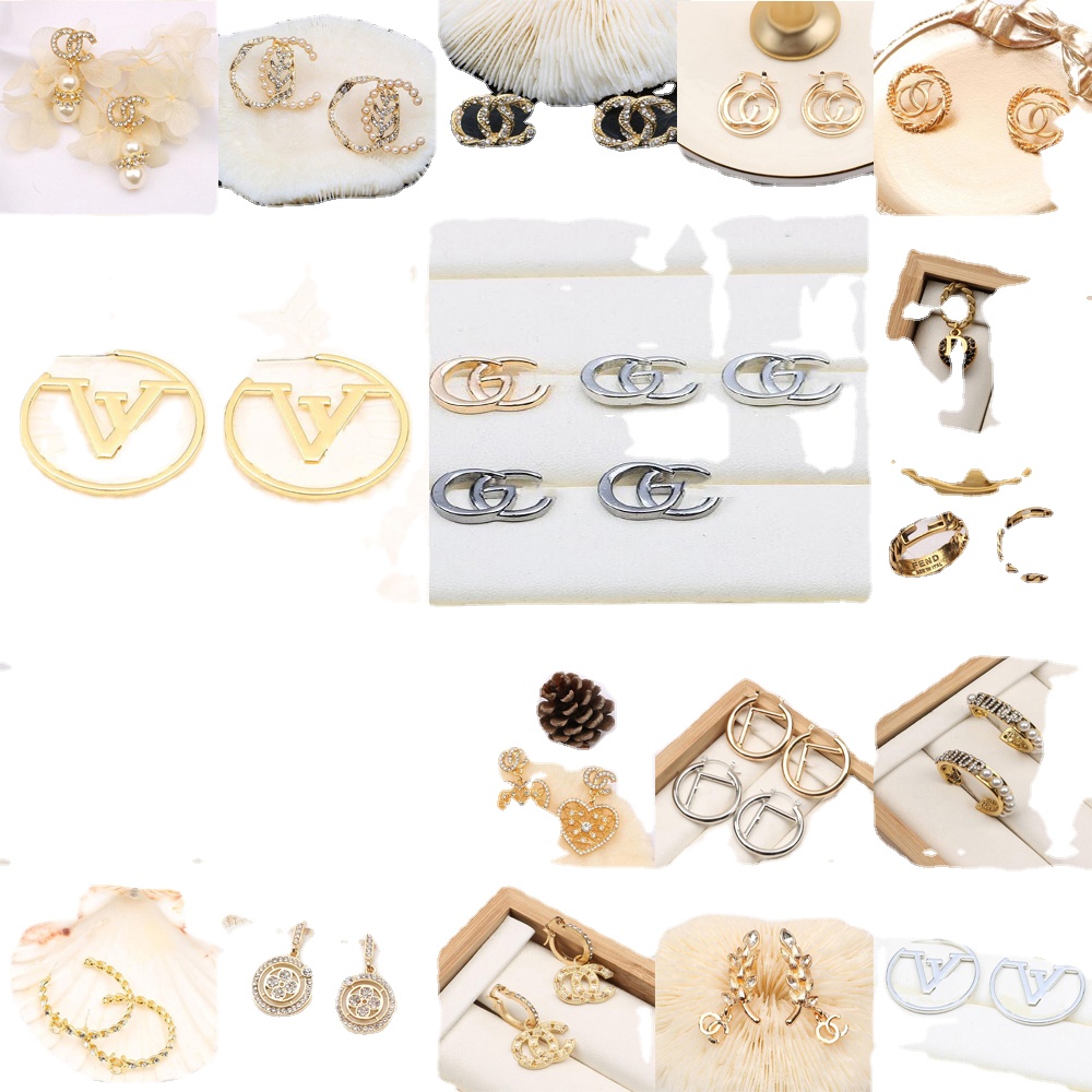 Lots 18K Gold Plated 925 Silver Simple Brand Designers Letters Stud Famous Charm Women Tassels Crystal Rhinestone Pearl Earring Jewelry
Lots 18K Gold Plated 925 Silver Simple Brand Designers Letters Stud Famous Charm Women Tassels Crystal Rhinestone Pearl Earring Jewelry